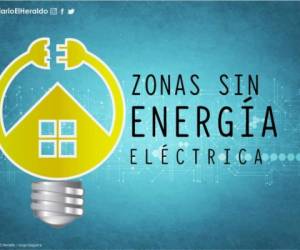 La Empresa Energía Honduras compartió la lista de zonas afectadas en sus redes sociales.