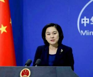 Hua Chunying, una portavoz del ministerio chino de Relaciones Exteriores. AFP.