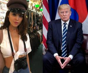 La exactriz de telenovelas no pudo contener su enojo ante el mensaje del mandatario de Estados Unidos. Fotos: Instagram/AFP