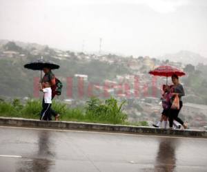 Las lluvias estarán acompañadas de actividad eléctrica.