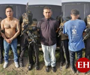 Los dos adultos detenidos, supuestos cabecillas de la MS-13, serían encargados del sicariato y otras acciones ilícitas en la zona norte de Honduras.