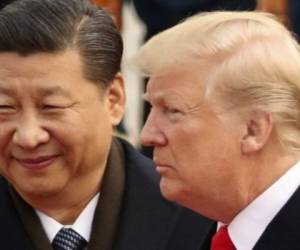 Presidente de China Xi Jinping y Donald Trump presidente de Estados Unidos. FOTO: AP