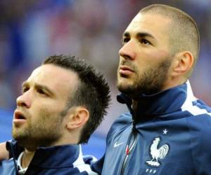 Karim Benzema y Mathieu Valbuena fueron compañeros en la selección de Francia (Foto: Agencia)