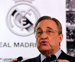 Florentino Pérez, presidente del Real Madrid. Foto: AFP