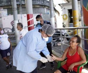 En la última semana se sumaron 570.095 infectados a la lista del subcontinente latinoamericano. Foto: AP.