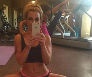 Spears ha demostrado en sus redes sociales que se ejercita amenudo para recuperar su escultural figura.