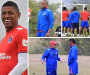 Algunas caras sonrientes y otras desencajadas se vio en el entrenamiento de este martes en Olimpia.