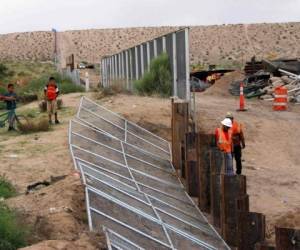 La construcción de un muro en la totalidad de la frontera con México fue una de las promesas de campaña más controvertidas de Trump.