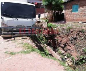 El incidente ocurrió en horas de la mañana y afortunadamente no pasó a mayores. Foto: Estalin Irías/ EL HERALDO