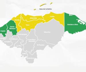 Cinco departamentos se mantendrán en alerta amarilla por 48 horas.