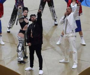 Nicky Jam, Will Smith y Era Istrefi cantaron la canción oficial del Mundial 2018. Foto: Agencia AP