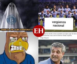 El Motagua cayó 1-2 en el partido de ida de la gran final de la Liga Concacaf frente al Comunicaciones en el Estadio Nacional, complicando nuevamente sus posibilidades de llevarse el título internacional y con la misión de conseguir una hazaña en Guatemala. La derrota del Ciclón no pasó para nada desapercibida y el conjunto que dirige Diego Vázquez ha sido víctima de crueles memes en las redes sociales.