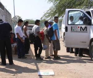 El INM señaló que entre los migrantes había 48 menores de edad, 14 de ellos no acompañados.