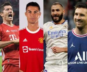 Lewandosky, Cristiano Ronaldo, Karin Benzema y Lionel Messi, son las principales figuras a seguir en la Champions League.