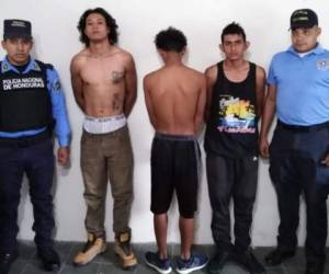 La Policía no dio los nombres de los detenidos, solo dijo que uno era menor de edad. Foto: EL HERALDO