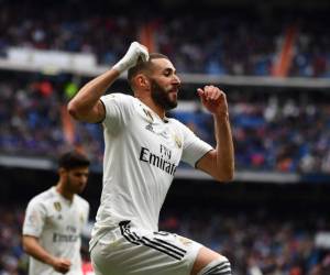 El francés Karim Benzema parece haberse convertido en la nueva estrella del Real Madrid tras la marcha de Cristiano Ronaldo. Foto: Agencia AFP.