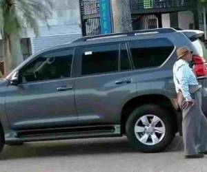 Este era el vehículo del apóstol Chago” que fue decomisado en El Salvador durante el proceso judicial en su contra.