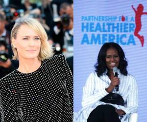 La actriz demostró que es simpatizante del trabajo que hicieron los Obama durante su mandato. Fotos: AFP