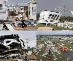 Escombros, basura, reparaciones eléctricas, casas reducidas a escombros y cuerpos de rescate recogiendo cadáveres son parte de las 15 fotos que resumen la destrucción que dejó el huracán Dorian en Bahamas. Fotos AP y AFP.