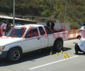 Cuando se conducía en su vehículo fue atacado a balazos el anterior director del penal de Támara, Santos Juan Andrés Sánchez (Foto: El Heraldo Honduras/ Noticias de Honduras)