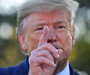 Trump ha declarado repetidamente que su conversación telefónica con el presidente ucraniano, Volodimir Zelenski fue 'perfecta'. Foto: Agencia AFP.