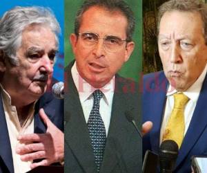 José Mujica de Uruguay; Ernesto Zedillo de México y Vinicio Cerezo de Guatemala.