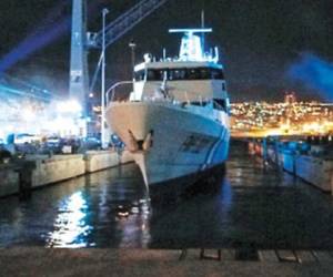 La Nave Patrullera Costera (OPV) que construye Israel para Honduras ya fue lanzada al mar para hacer las pruebas de navegación y entrenar al personal que la traerá en los próximos meses al país.