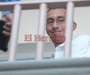 El ex secretario privado de Rosa Elena Bonilla de Lobo compareció este martes a los Tribunales en Materia de Corrupción. Foto Johny Magallanes| EL HERALDO