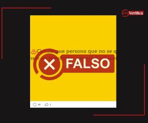 Captura de pantalla a una publicación de Facebook, hecha el 11 de agosto de 2026, adaptada a esta cartela.