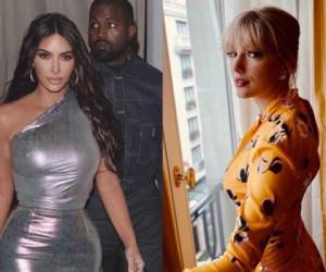 Kim utilizó sus redes sociales para defender a su esposo de Taylor Swift. Fotos: Instagram