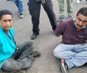 Los sentenciados son un guardia de seguridad de nombre Junior Joaquín Rivera Sánchez y el motorista Héctor Leonel Dubón Sam. Foto: Twitter MP_Honduras