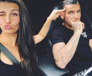 Adriana Pozueco junto a su pareja Theo Hernández (Foto: Instagram)