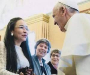 Gabriela Castellanos fue reconocida por el papa Francisco por su labor en la lucha contra la corrupción en Honduras.