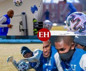 La Selección Nacional de Honduras ya entrena para enfrentar a su similar de Bielorrusia. Fotos: cortesía