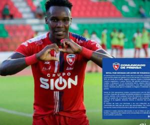 Castillo es delantero en el equipo de sudamericano.