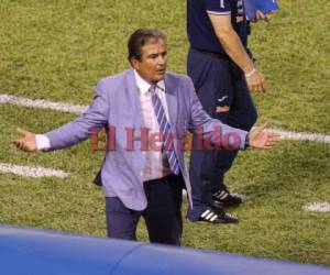 Jorge Luis Pinto, entrenador de la Selección de Honduras. (Foto: Ronal Aceituno / Grupo Opsa)