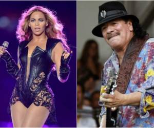 Santana precisó más tarde que quería elogiar a Adele, no denigrar a Beyoncé. Fotos: AP