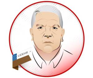 Lempira Viana es el candidato presidencial por el partido Liderh para las elecciones generales de 2021. Ilustración: Jorge Izaguirre / EL HERALDO.