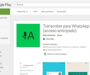 La aplicación está disponible de manera gratuita en Google Play.