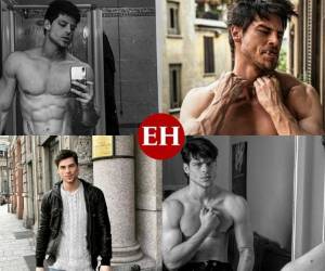 Luca Marchesi, modelo italiano, se considera el “CEO de la mandíbula”. Fotos: lucamarchesi_lm / Instagram