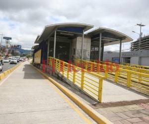 Una de las estaciones del sistema de Bus de Transito Rápido (BTR).