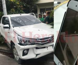 El video captó el momento en que la mujer sale tranquilamente del vehículo donde ocurrió en atentado criminal, en la ciudad de San Pedro Sula.