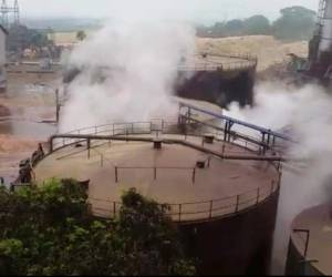 En la explosión resultó afectado un empleado que ya está fuera de peligro.