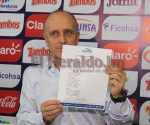 Fabián Coito tiene 51 años de edad y estuvo al mando de las selecciones menores en Uruguay antes de llegar a Honduras. (Foto: Ronal Aceituno / EL HERALDO)