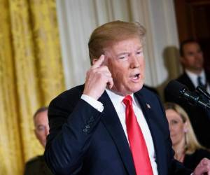 Donald Trump, presidente de Estados Unidos. Foto AFP