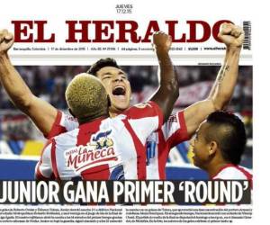 La tapa de EL HERALDO de Barranquilla, dedicada al equipo Currumbero.