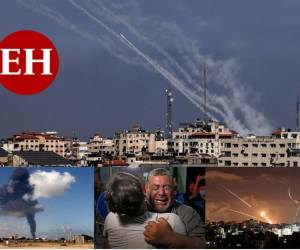 Unos 1,500 cohetes han sido lanzados a Israel desde la Franja de Gaza este semana. Estas son las impactantes imágenes. FOTOS: AFP