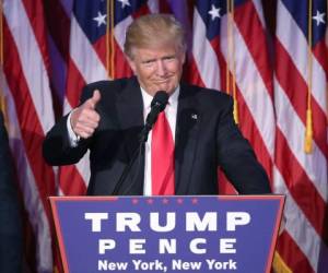 Donald Trump será presidente de Estados Unidos por los próximos cuatro años. Foto: AFP