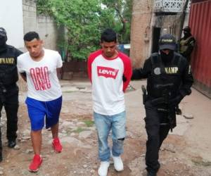 Edgardo Josué Osorio Martínez (19), conocido como 'El Cuervo' y Jorge Alberto Ramos Delgado (27), alias de 'El Pájaro' son los detenidos.