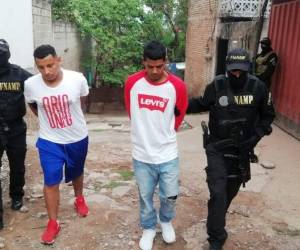 Edgardo Josué Osorio Martínez (19), conocido como 'El Cuervo' y Jorge Alberto Ramos Delgado (27), alias de 'El Pájaro' son los detenidos.